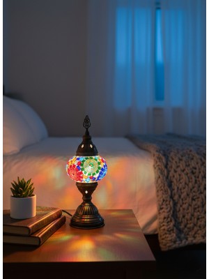 Solenza Masaüstü Otantik Osmanlı Mozaik Lamba N2