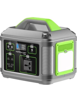 TeknoKapsül Konfulon CN05 600W 128.000 Mah Kamp Şarj 60W Pd - Siyah