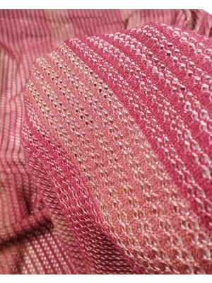 Kumaş Parça Bordo Nar Çiçeği Renklerde Triko Kumaş 140X350CM