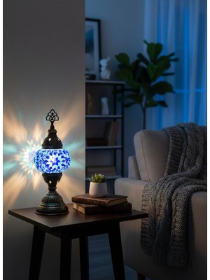 Solenza Masaüstü Otantik Osmanlı Mozaik Lamba N2
