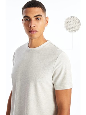 Lc Waikiki Yeni Sezon Bisiklet Yaka Penye Erkek Tişört