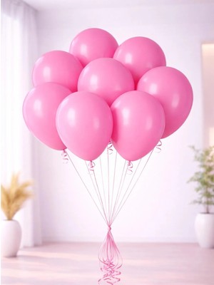 Balonevi Pembe Balon 10'Lu 12"
