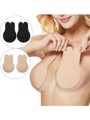 Munico 5 Çift Dikişsiz Kendinden Yapışkanlı Sütyen Görünmez Backless Sütyen Push Up Yapışkanlı Ped Sütyen