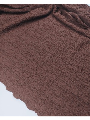 Kumaş Parça Kahve Renkte %64 Pamuk %36 Polyester Bürümcüklü Dokuma En: 190CM