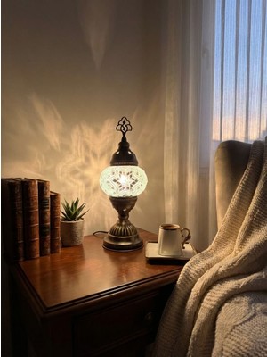 Solenza Masaüstü Otantik Osmanlı Mozaik Lamba N2