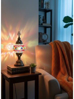 Solenza Masaüstü Otantik Osmanlı Mozaik Lamba N2