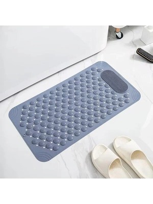 Calperia Kaymaz Tabanlı 36 x 69,5 cm Vantuzlu Duş Matı, Su Tahliyeli