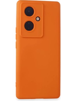 Olinea V29 Lite Kılıf Nano Içi Kadife Silikon - Turuncu