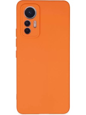Olinea 12 Lite Kılıf Nano Içi Kadife Silikon - Turuncu