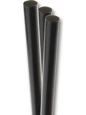 TeknoKapsül 12X300MM Siyah Kalın Çubuk Silikon 1kg - Tamirat Sızdırmazlık Için Kaliteli Silikon