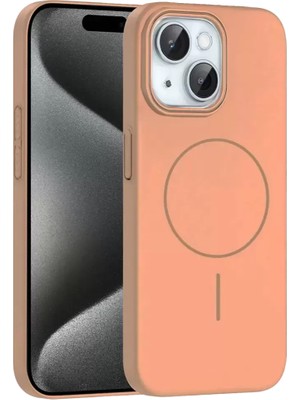 Olinea Iphone 15 Broş Magsafe Kapak - Çöl Titanyum