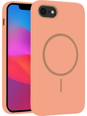 Olinea Iphone 16E Broş Magsafe Kapak - Çöl Titanyum