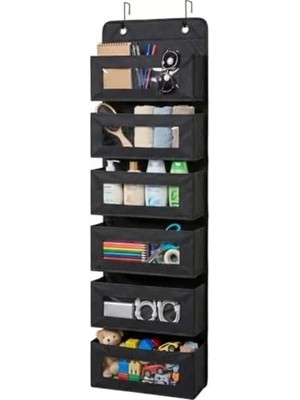 Calperia Kapı Arkasına Asılabilir 6 Katlı Organizer, Çok Gözlü Düzenleyici