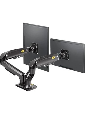 Calperia Çift Kol 2-9 kg Amortisörlü Monitör Standı, Esnek Kullanım