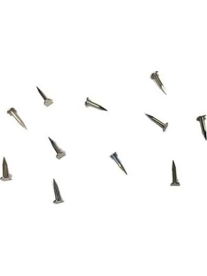 TeknoKapsül Klips, Menteşe, Ayağı Çivisi 7mm Çelik - Nikel 100GR