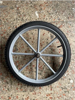 TeknoKapsül Seyyar Tezgah / Araba Tekerleği 65 cm - Borulu Jant (Jant Boyu:50 Cm)