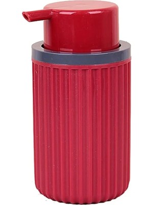 Plastik Kırmızı Renkli Sıvı Sabunluk, Hera Sabunluk