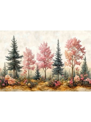 Aden Dijital Dekoratif Manzara Kanvas Tablo