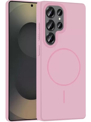 Olinea Galaxy S25 Broş Magsafe Kapak - Pembe