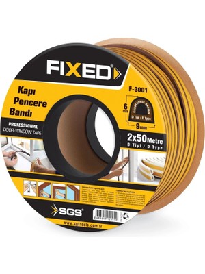 TeknoKapsül Kapı Pencere Bandı (Kahverengi) 2*50 mt