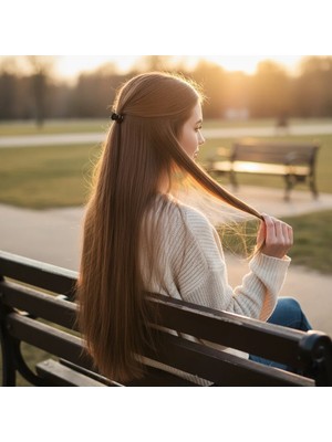 TeknoKapsül Fiber Sen Düz 8 Parça Çıt Çıt / Kumral