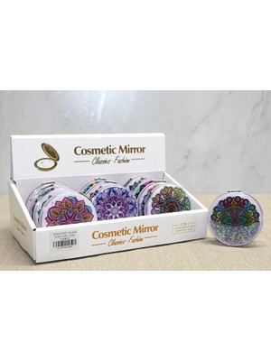 Najmaddin Mandala Desenli Hareketli Sulu El Aynası ALK4582