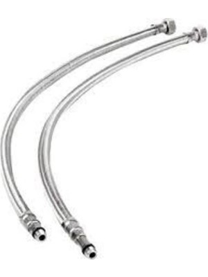 Batarya Flex Hortumu Paslanmaz 3/8-M10 70 cm (2 Adet)