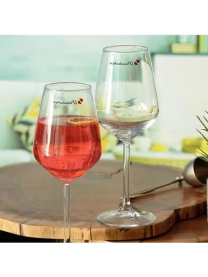 Calperia Paşabahçe Allegra Şarap Kadehı 350 cc 2'li Hediyelik Kutu