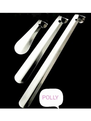 Krom Nikel Kaplı, Paslanmaz Lüks Metal Ayakkabı Çekeceği 75CM, Kerata, Çekecek