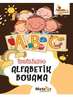 Meteor Yayınevi Ingilizce Alfabetik Boyama Kitabı