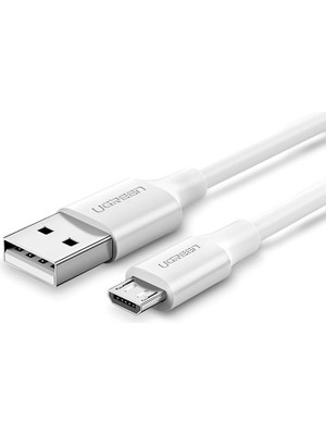 Pearl Shop Micro-Usb & Usb-A Data ve Şarj Kablosu, 2 Metre, Beyaz