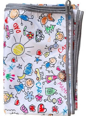 Pearl Shop Su Geçirmez, Yer/masa Örtüsü, Aktivite, Yemek ve Oyun Için, Doğa Dostu ve Çevreci, Sertifikalı, Family (150X180CM)