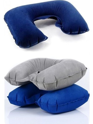 Pearl Shop Home Şişme Seyahat Yastığı,şişirilebilir Araba,uçak ve Yolculuklar Için Yastık,şişme Boyun Desteği (1)