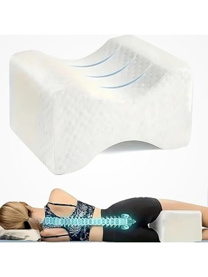 Pearl Shop Ortopedik Bacak Arası Yastığı – Hamileler Için Destek Minderi | Bel, Bacak ve Kalça Ağrısı Için Uyku Yastığı | Yıkanabilir Kılıflı Ergonomik Diz Arası Yastık
