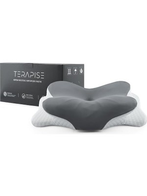 Pearl Shop Yastık Boyun Fıtığı ve Düzleşmesi Olanlar Için Boyun Destekli (Gri) 16 ve 13 cm Olarak Ayarlanabilir Yükseklik