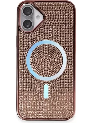 TeknoKapsül Iphone 16 Kılıf Helen Magsafe Kapak - Pembe