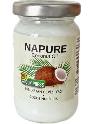 Pearl Shop Hindistan Cevizi Yağı DOĞAL%100 Soğuk Sıkım Cocos Nucifera Coconut Oil (100 Ml)