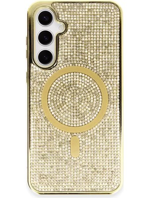 TeknoKapsül Galaxy S23 Kılıf Helen Magsafe Kapak - Gold