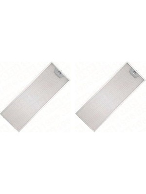 Pearl Shop Filtre Franke - Arçelik - Bsh - Sürgülü Aspiratör Seti: 18,6 cm x 51,5 cm / 16,6 Cm. x 51,5 cm (Metal)