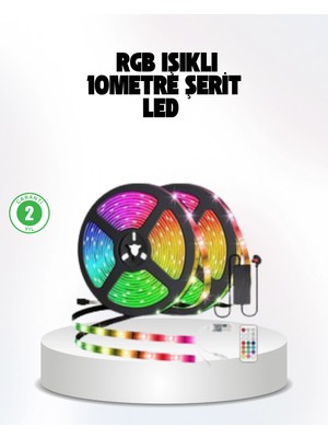 Astraltech Müziğe Duyarlı Renkli Smart Şerit LED Işık USB Bağlantılı Ambiyans Aydınlatma