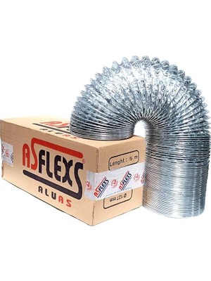 Pearl Shop Alüminyum Aspiratör ve Davlumbaz Borusu (Bütün Uzunluklar) (5 Mt)