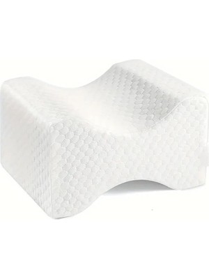 Pearl Shop Ortopedik Diz Arası Yastığı – Visco Bacak Destek Minderi | Uyku Için Ergonomik Yan Yatma Yastığı | Ortopedik Bacak Arası Yastık