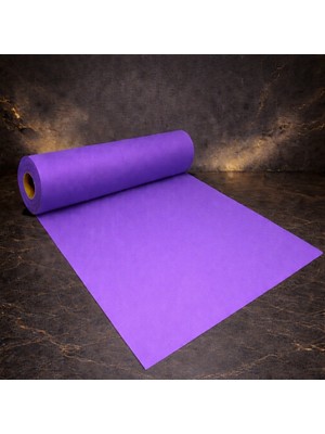 Kuzey Oyuncak Yüksek Kalite 30 Metre Mor Tela Kumaş Mor Elyaf Kumaş 30 Metre x 70 cm Genişlik Mor Süsleme Kumaşı