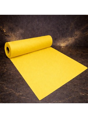Kuzey Oyuncak Yüksek Kalite 30 Metre Sarı Tela Kumaş Sarı Elyaf Kumaş 30 Metrex 70 cm Genişlik Sarı Süsleme Kumaşı