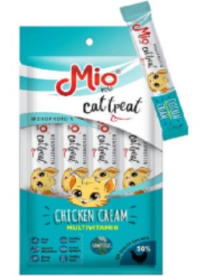 byasafkids Tavuklu ve Multivitaminli Krema Kedi Ödül Maması