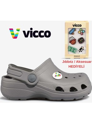 Vicco Didim Jıbbıtz Aksesuar Hediyeli Ortopedik Unisex Çocuk Terlik