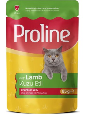 byasafkids Proline Kuzu Etli Kedi Konservesi 85 G