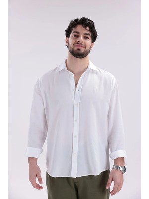 %100 Tencel Premium Regular Fit Erkek Gömlek