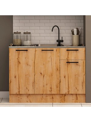 FLY 120 cm Paris Mini Evyeli Mutfak Alt