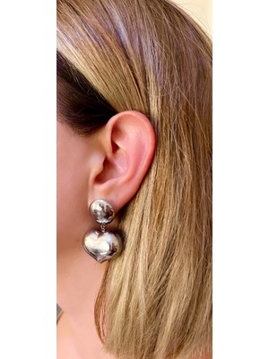 PremiumPort Kadın Için Şık ve Zarif Çelik Küpe, Modern Tasarım ve Hafiflik